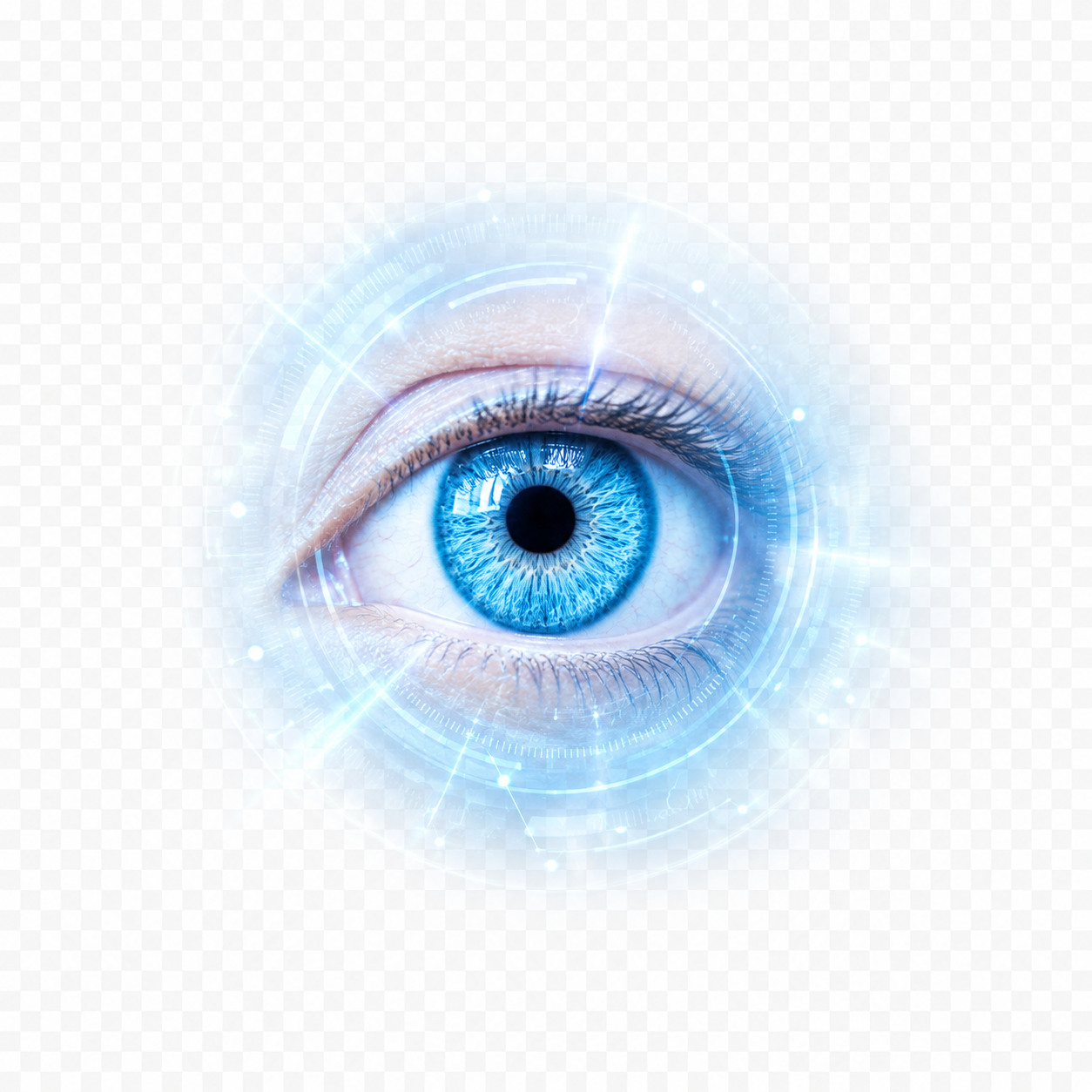 华慧健眼健康科技视觉背景